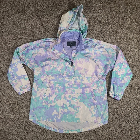 Lauren James Women's Lightweight Hooded Anorak Rain Jacket Size Medium - Picture 1 of 6